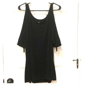 Torrid black cold shoulder top- size 2xl